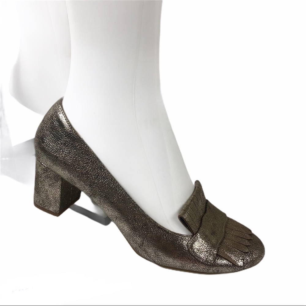Cl by laundry anete shimmer mica gold pumps